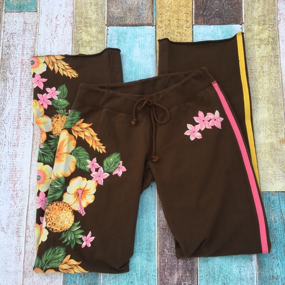 Lucky Brand Pants - Lucky Brand Hawaiian inspired floral sweatpants